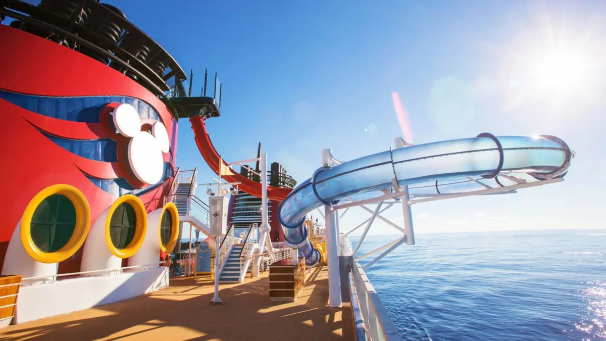 Disney Cruise Line ship at sea